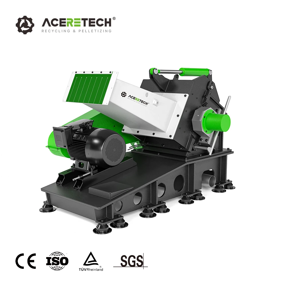 Aceretech GP600/500 Waste Plastic PVC PE/PP Pipes Crushing Machine Pipe Crusher