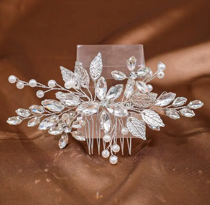 European And American Handmade Pearl Horse Eye Comb For Banquet Dress Autumn Antique Arrivals Hair Accessories