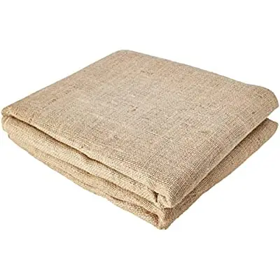 Wholesale Organic Jute Cloth Hemp Fabric 100% Jute Fabric Printed Burlap Fabric