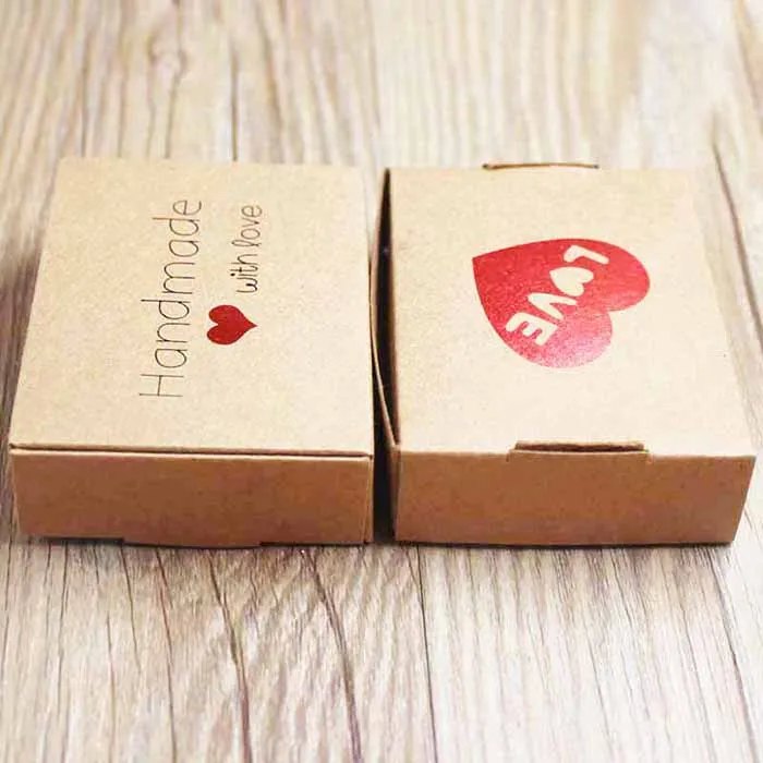 Brown Kraft Carton Soap Packaging Gift Paper Box