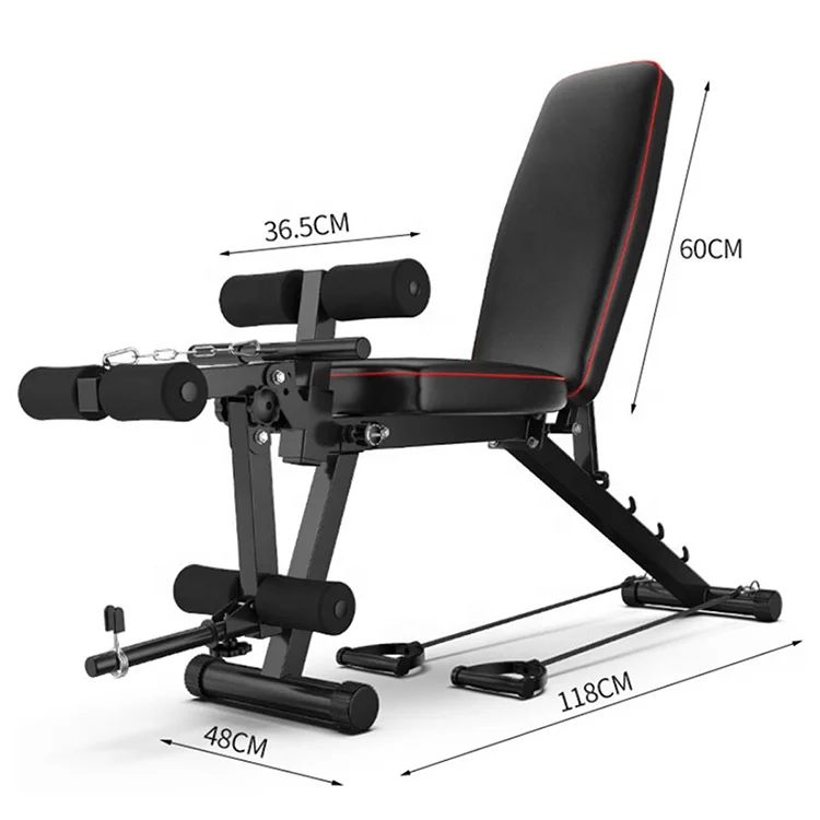 High Quality Hyper Ab Adjustable Height Gym Weight Bench Whole Body Fit  Nordic Folding Mini Multifunction Weight Flat Bench