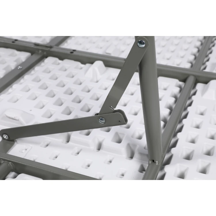 Cheap Hot Sale Outdoor picnic folding table With Metal Folding Legs portable Plastic round Folding Table