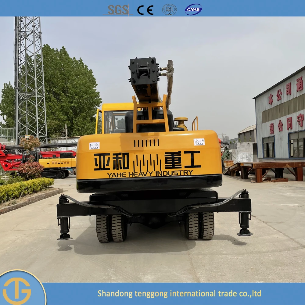 yahe heavy industry Low MOQ water well small auger pile drilling rig hydraulic drill rigs For Factory Direct Sale