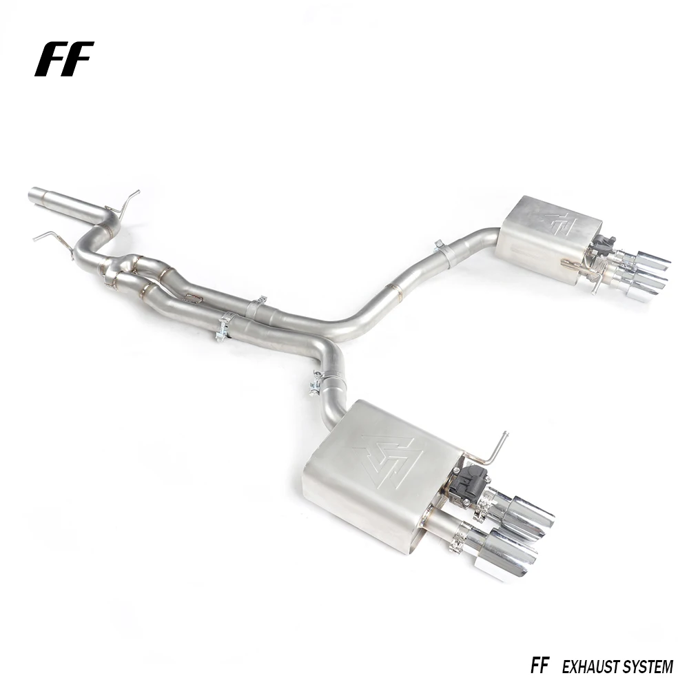 High Performance 304 Stainless Steel catback Exhaust For Audi Q5 b8 Exhaust System With Valve Muffler Valve Control