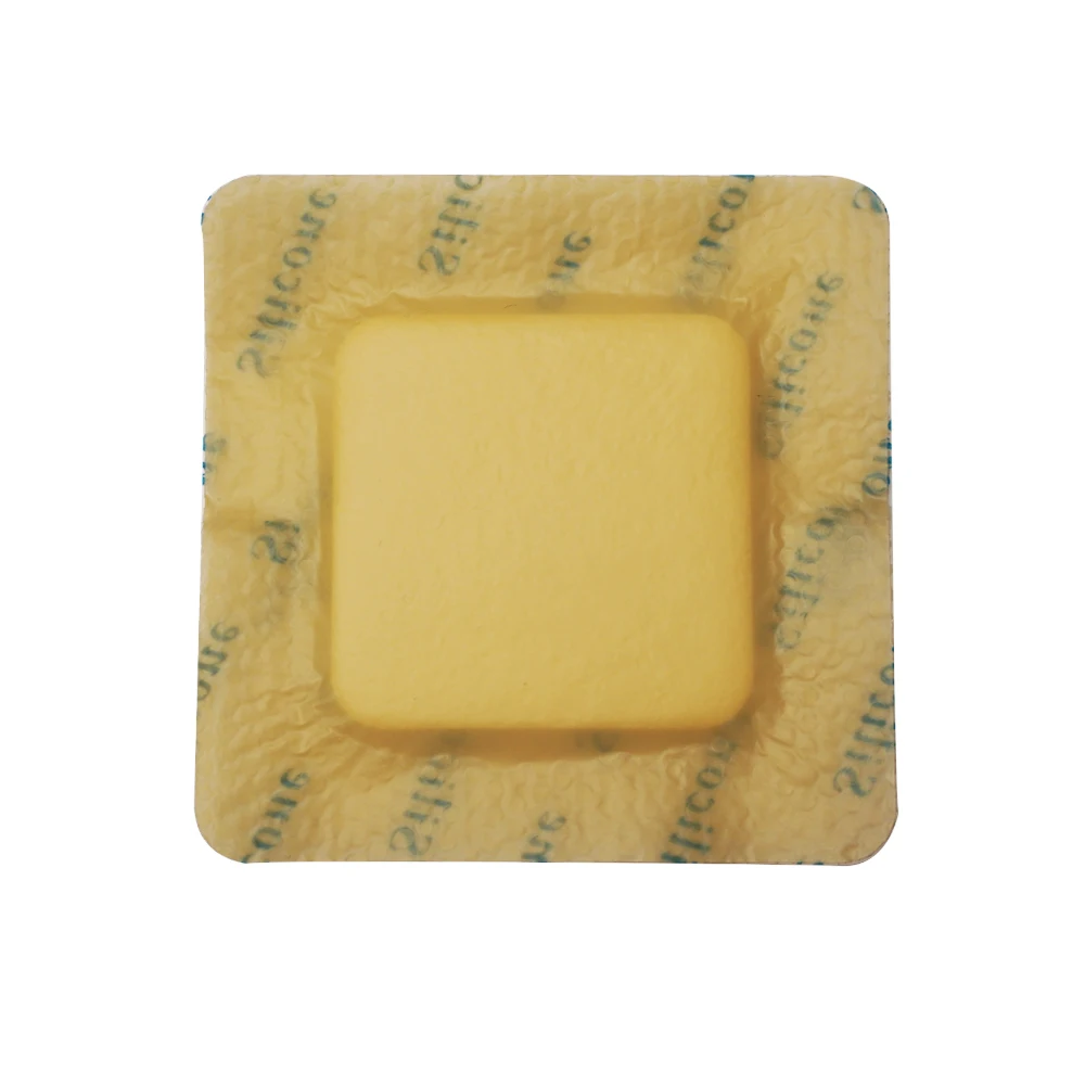 Производители напрямую поставляют медицинские расходные материалы поглощают водонепроницаемую силиконовую пену клейкую повязку на рану