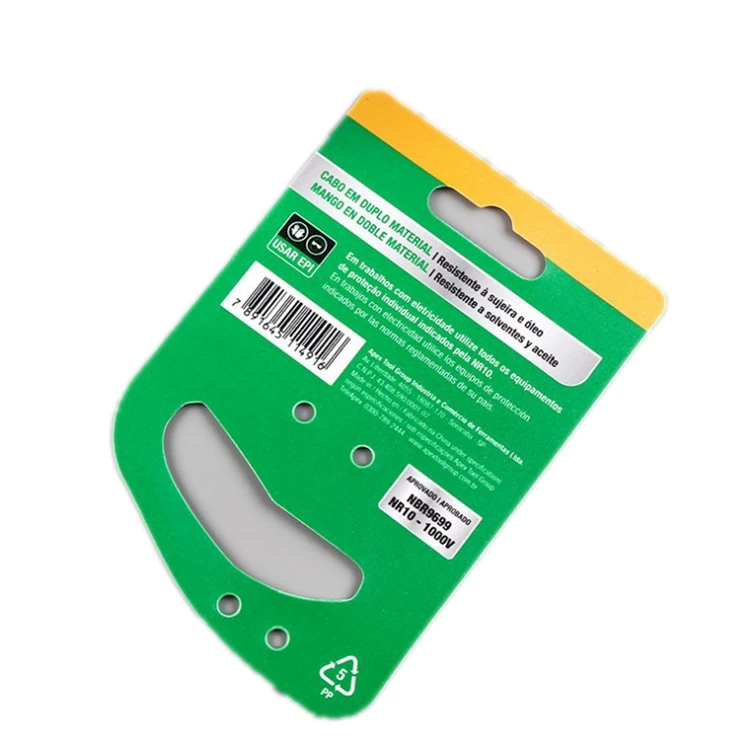 The manufacturer supplies and produces PVC plastic card insert card for packaging and customized clear plastic hang tag