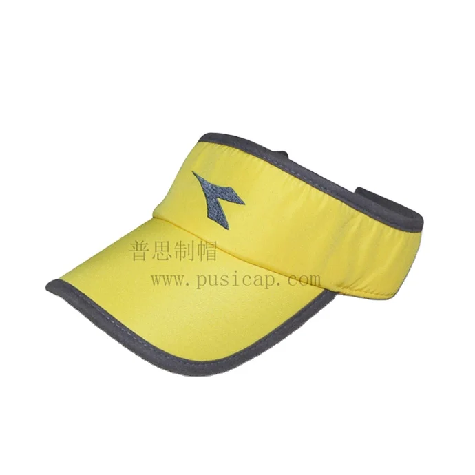 
Wholesale women adjustable sun visor custom embroidery cotton sun visor hat Sun visor cap/Sports visor hat for men/Cap 