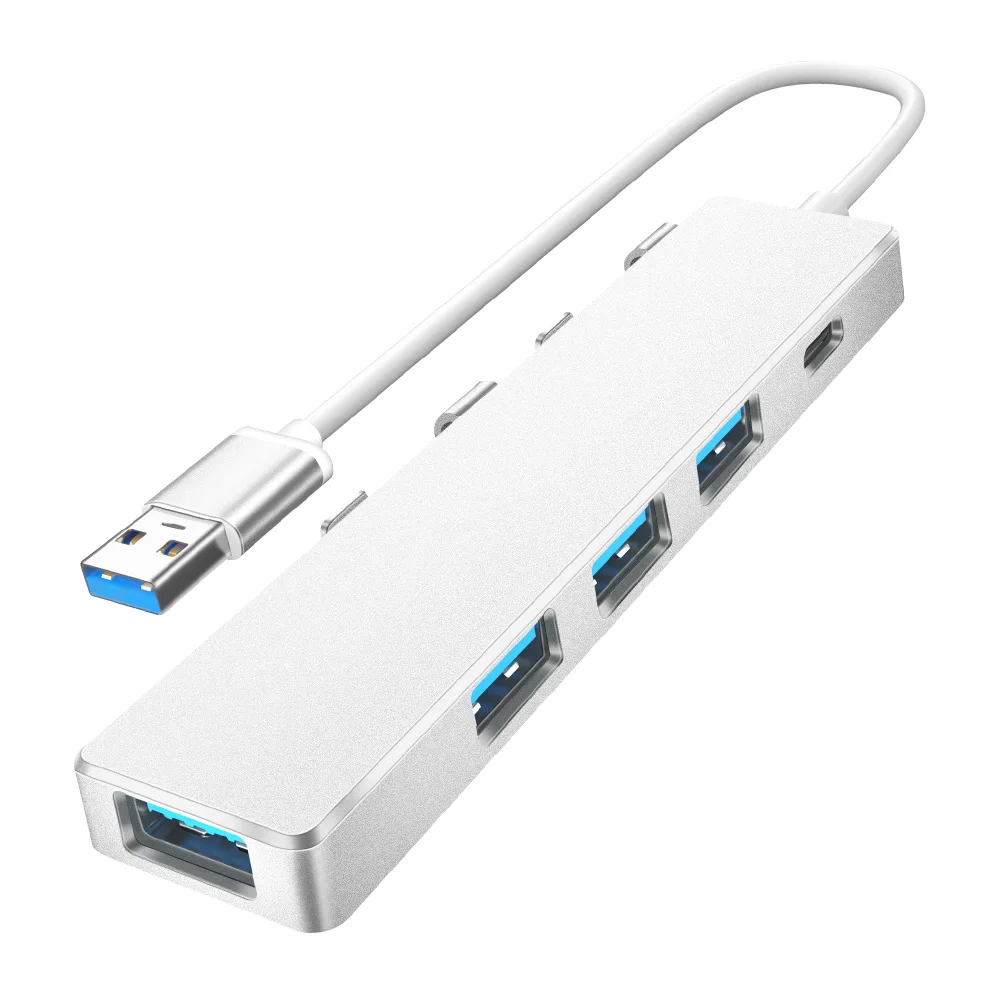 Dock Type-C Extension USB Splitter 3 Thunderbolt 4 Network Cable Multi Port Converter Adapter Suitable for Apple