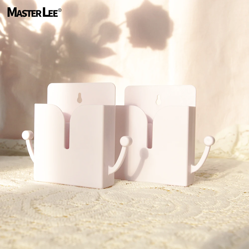 ABS material strong quality shampoo brush holder hang on the wall shower room tool  holster soap scalp brush plastic holder