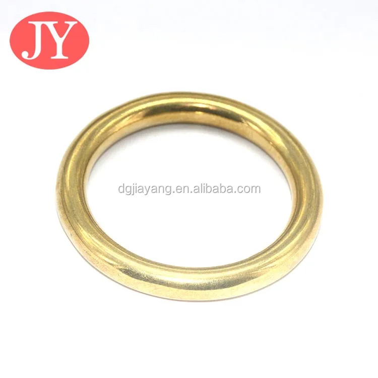 Solid brass O ring buckle loop ring 38mm solid brass buckle for handbags
