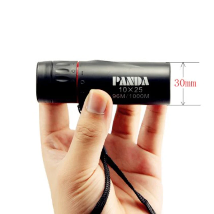 10X25 Pocket Scope High Definition Ultra Light Pocket Scope Includes Monocular Telescope