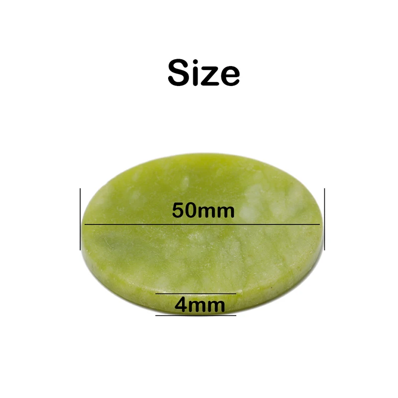 
NATUHANA New Arrival with Top Quality Round Jade Stone False Lash Glue Adhesive Pallet Pad Holder 100pcs Waterproof Shim Paper 