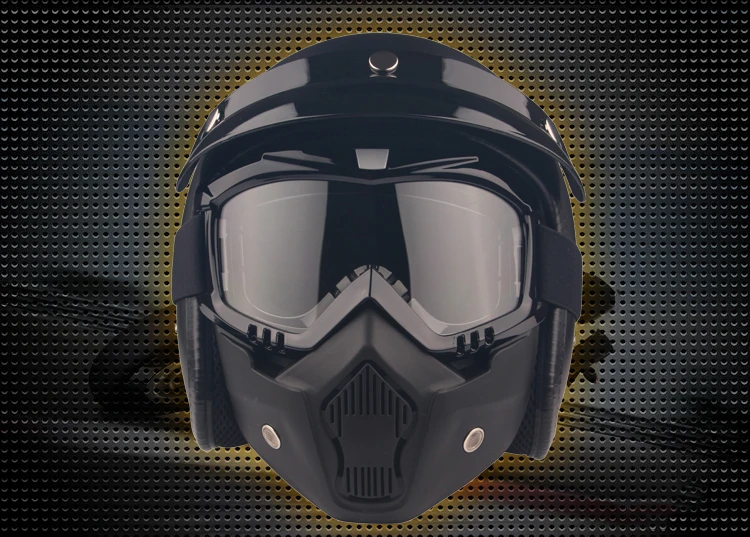
Outdoor Tactical High Quality Fashion Motorcycle Protective Face Motorbike Windproof Motor Sports Mask Glasses 