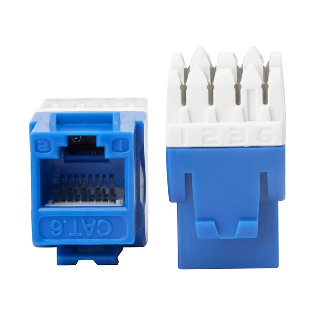 Hot Selling Cat5e  UTP Female RJ45 Cat5e Keystone Jack