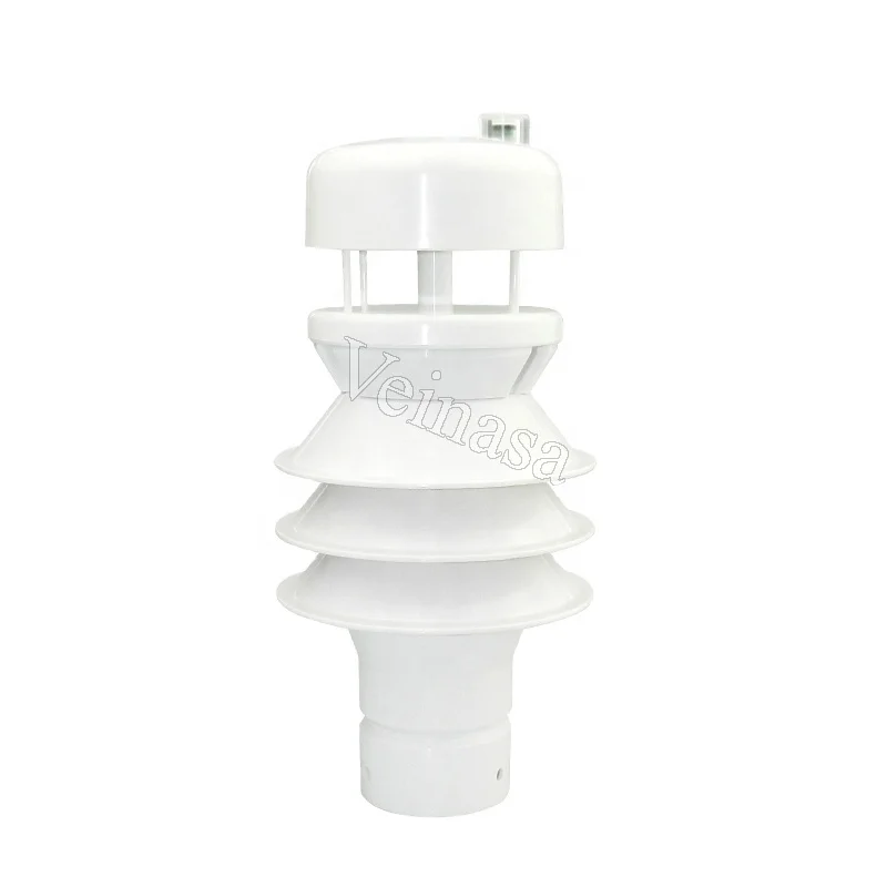 Veinasa-THPPW-02 6 in 1 Automatic Air Velocity  Ultrasonic Weather Station Wind Speed Integrated Solar Radiation Sensor