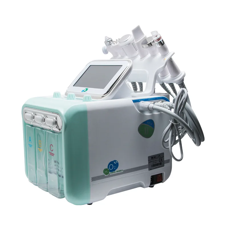 Supply 6 In 1 H2O2 Water Oxygen Jet Peel Hydra skin Cleaning Hydra Dermabrasion facial Machine Microdermabrasion Aqua Peeling