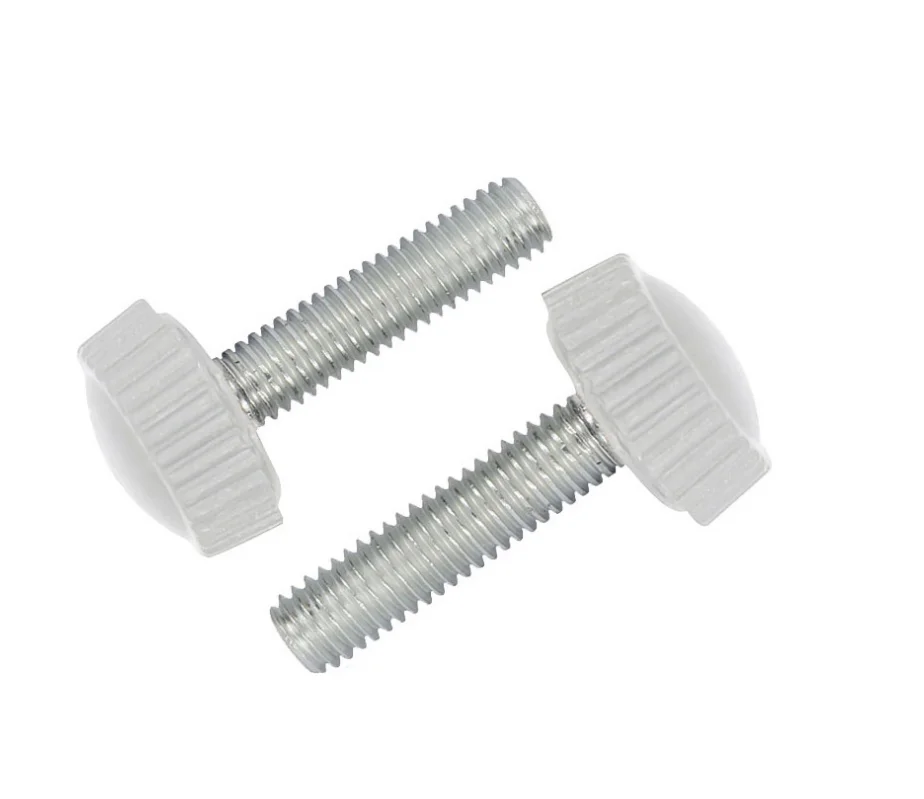 Wholesale Black Custom Knob Screw Plastic Head  Knurled Screw Thumb Screw  with Good Price