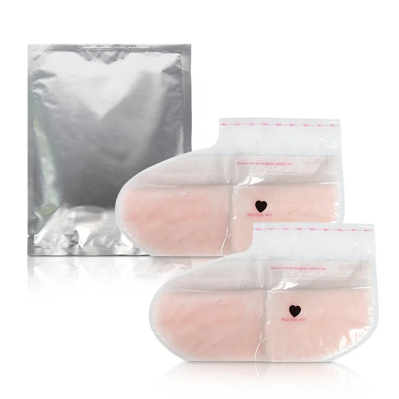 Lavender Paraffin Wax Foot Therapy Socks Beauty Salon Hair Removal and Softening Skin Mask for F