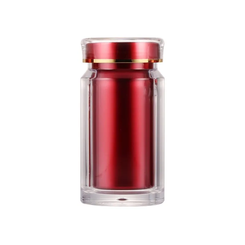 35ml 45ml 60ml 90ml 100ml 180ml Acrylic High-end Health Care Product Bottle Capsule Bottle  Tablet Candy Sub-bottling