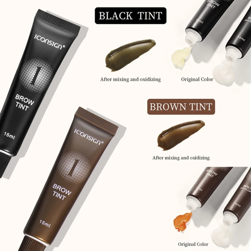 wholesale best eyebrow tint for professionals private label semi permanent eyebrows tint waterproof