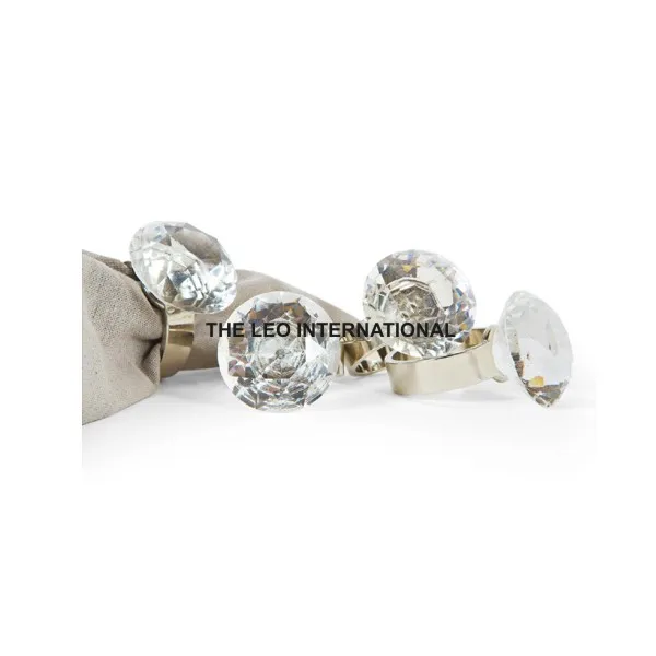 gold Lilly dinner napkin ring