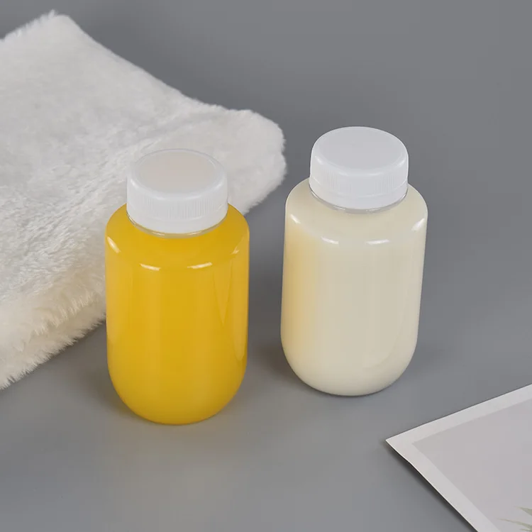 200ML Clear fresh juice packing water bottles beverage drink plastic bottle
