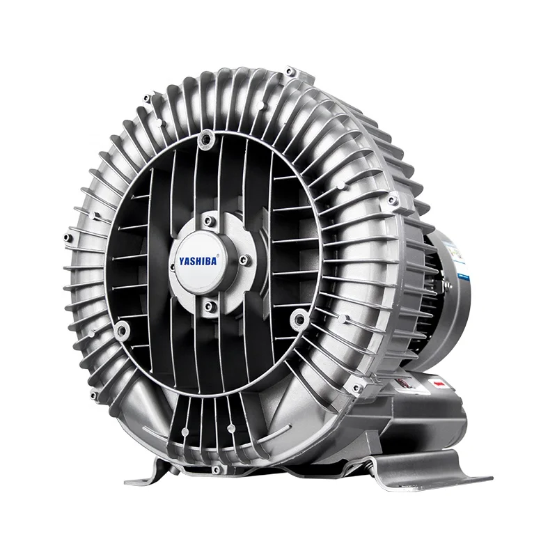 blower for prawn pond aerator single- impeller vortex fan 220V oil free air blower for fish pond 2.2kw HG710-22BD6