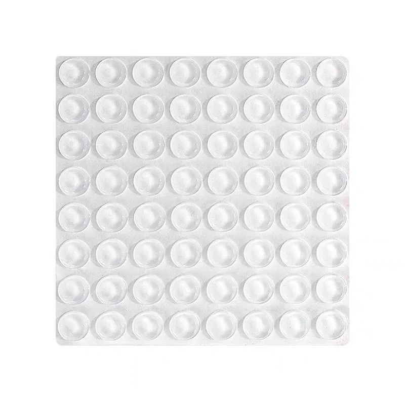 Transparent silicone glass table rubber bumpers small bumper pads silicon pad tablet strip silicone bumper