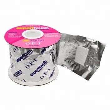 Nail Removal Wrap, foil paper with cotton pad