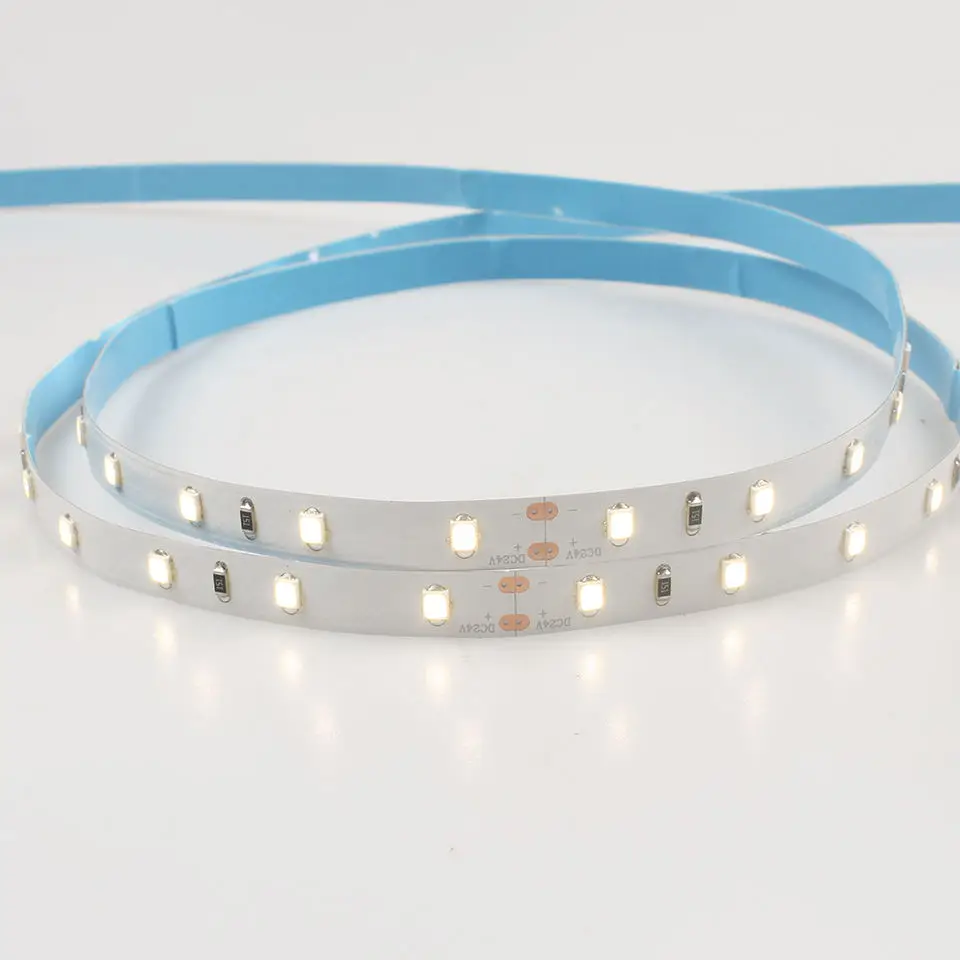 Flexible SMD2835 LED Strip DC12V/24V 60LEDs/m 4.8W/m Factory Wholesale Price Warm White Cool 8mm Width
