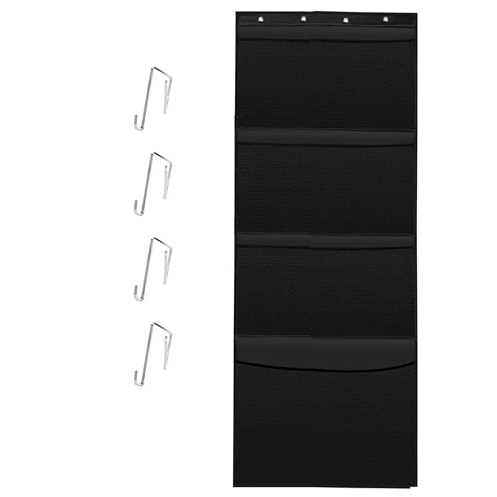 5 Large Pockets Over the Door Stuffed Animals Organizer Animal Storage for Toys Hanging Toy Baby