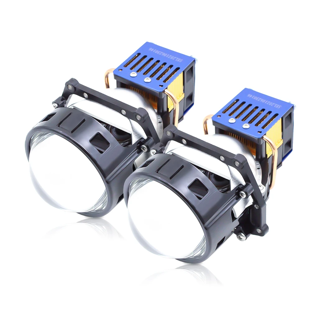 TAOCHIS M13 3.0 inches Car Bi LED Laser Projector lens Headlight 12V 6000k 14000lm Car Headlight Retrofit Bi-led hi/lo Beam