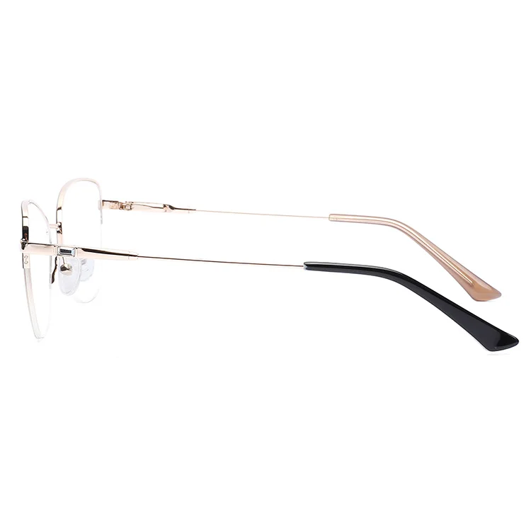 Женские оптические очки кошачий глаз, металлические очки с одинарным зрением для близорукости, очки для близорукости 0-8273 по рецепту онлайн, 600