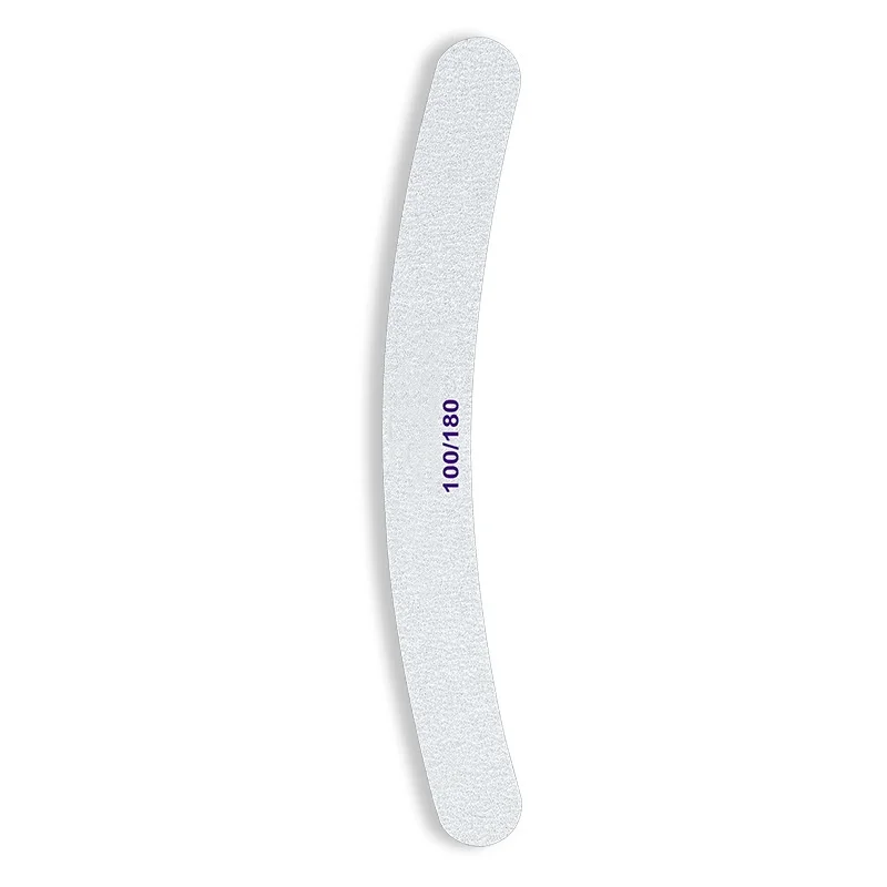 TSZS High Quality Zebra Grey Nail Files Custom Logo Double-Sided Mini Nail File 100 180 Grit Emery Board Manicure Pedicure Art