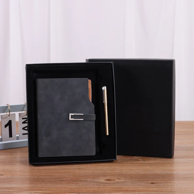 Hot Sale Business Office A5 Pu Leather Diary Journal Notebook