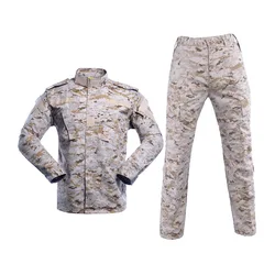 Custom Army Combat ACU Woodland Camouflage Ripstop Tactical Clothing Cheap  Frog  military uniforms suits