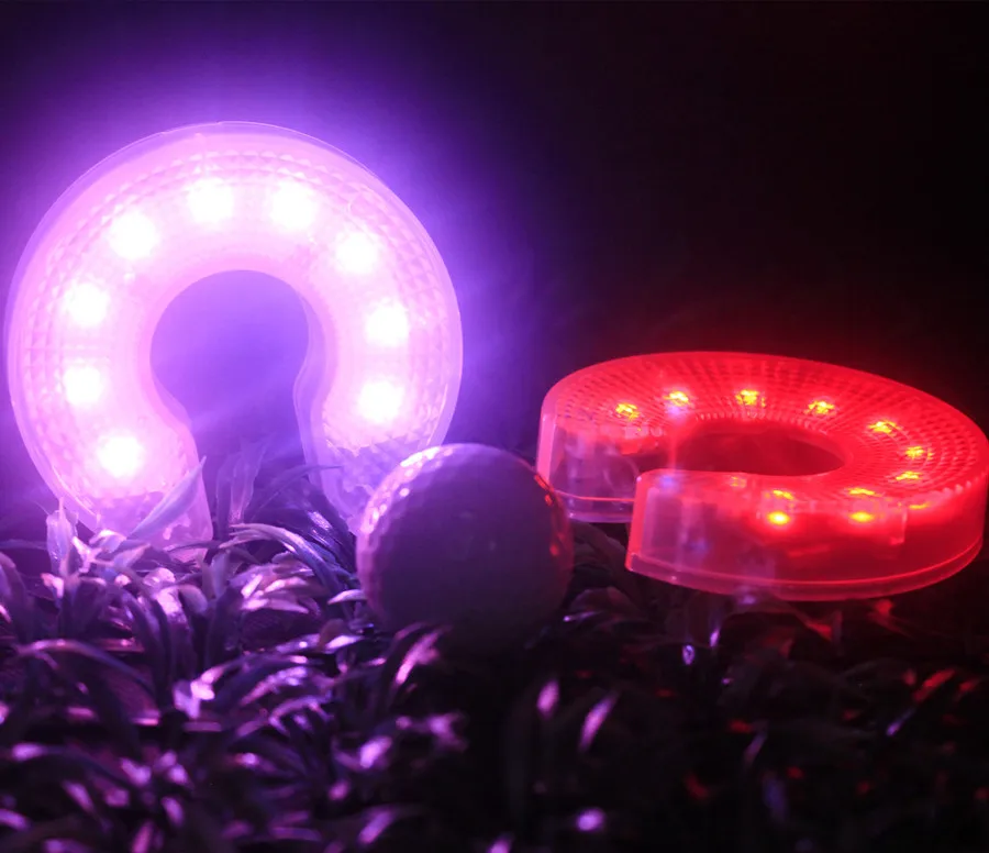 New Arrival Night LED Golf Hole Lights Outdoor Golf Cup Lights Golf Accessories