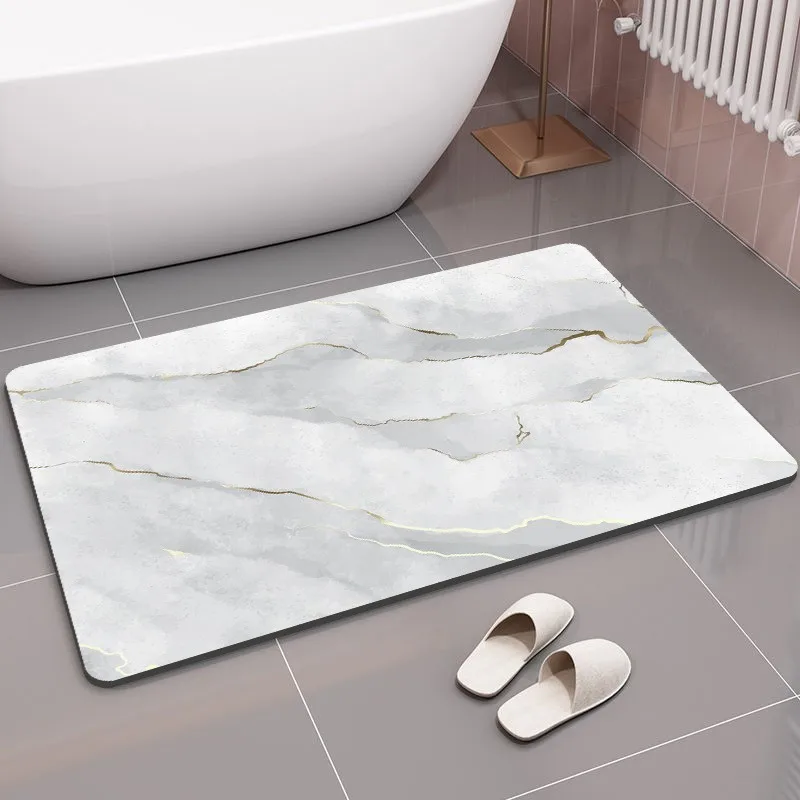 Фабрика предлагает различные стили впитывающие диатомовые грязевые напольные Противоскользящие коврики для ванной комнаты