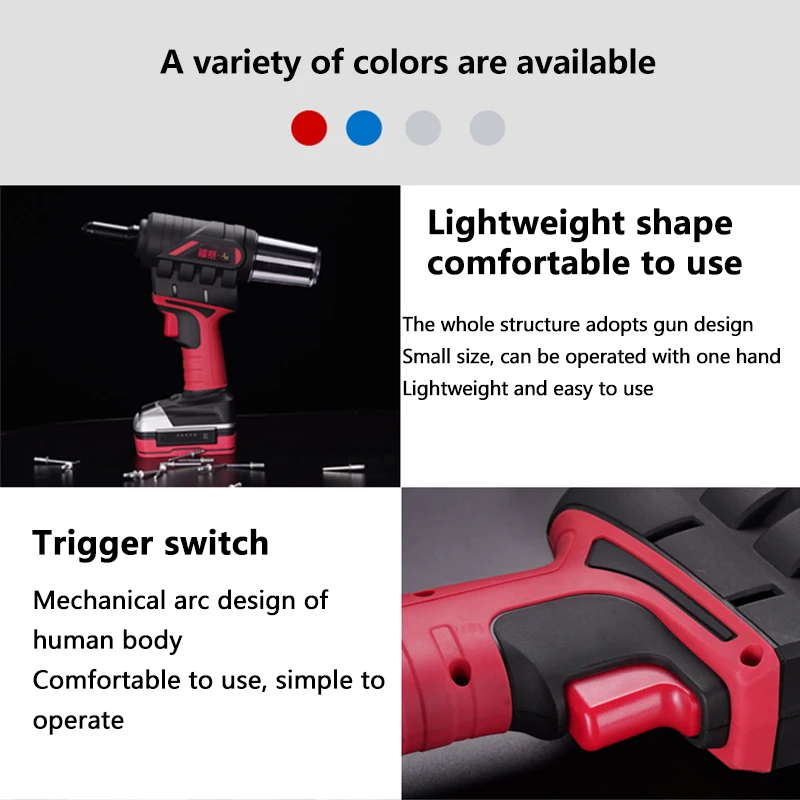 automatic pneumatic electric rivet gun blind air hydraulic riveter tool FS-004