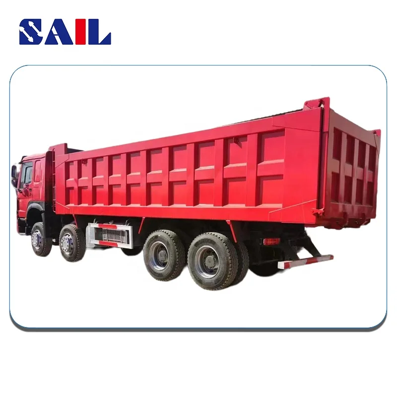 SAIL Used Howo 10 Wheels Tipper 6x4 LHD RHD Dumper Truck 20-40 Ton Stone Sand Mining Sinotrack 371 375 HP Dump Trucks