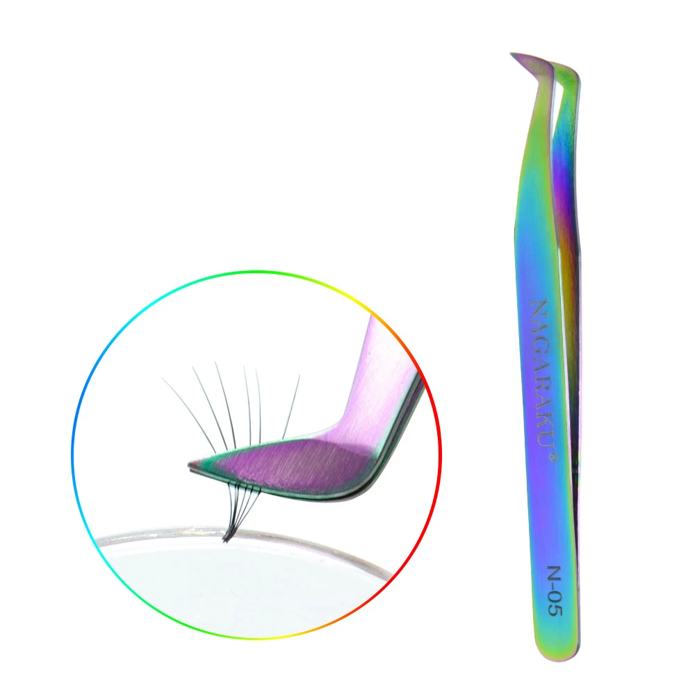 
Eyelash Extension Tweezer Volume Tweezers Colored Eyelash Applicator Private Label Precise Eyelash Tweezers Manufactures 