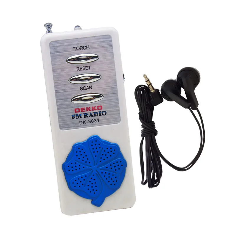 Portable FM Radio FM 88-108 auto scan Mini pocket radio Built-in Speaker