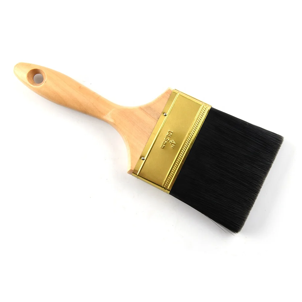 Beautiful wooden handle  with Tapered filament   OEM Paint brush