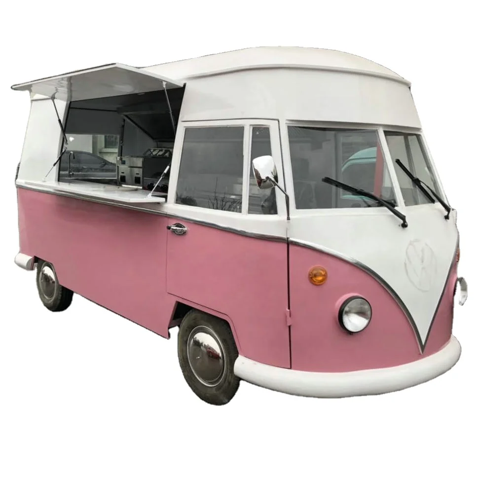Mobile dining bus electric fast food vending car for hot sale