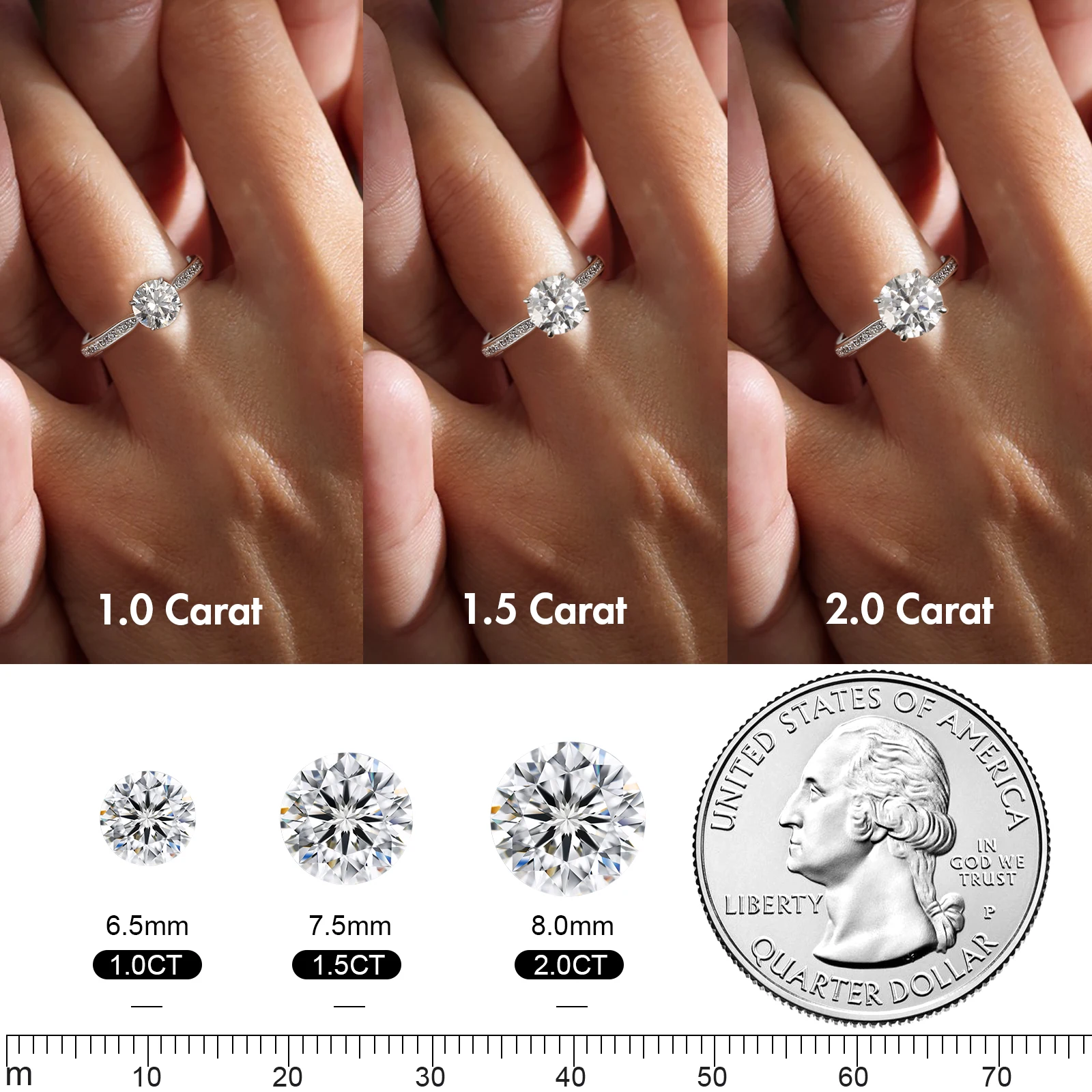 18K Pure Gold Wedding Anniversary Women Diamond Jewelry Gift Luxurious IGI certification Lab-grown Diamond Gold Engagement Rings