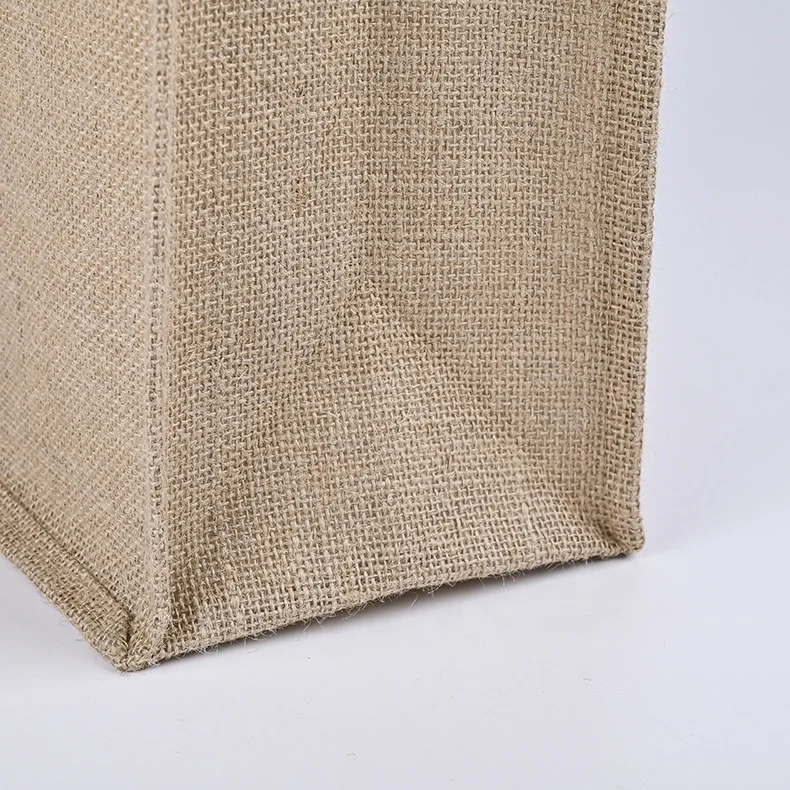 Custom tote bags strong handles shoulder cartoon flower hemp tote bag