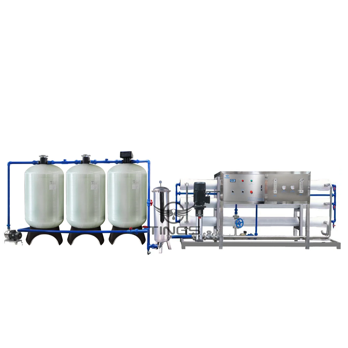 10000LPH large capacity osmosis reverse ro system water water plant manufacturing