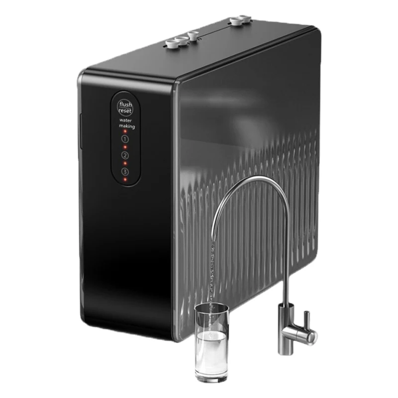 Новый тренд черный 2 ступени 600 Gpd безрезервуарный кухонный фильтр для воды Ro очиститель дома