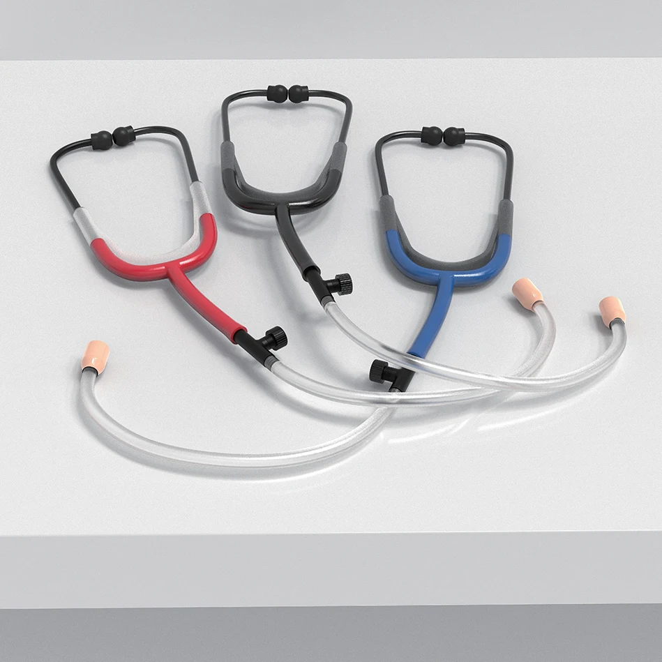 Good Price High Quality Medical Dual Head Plastic Listening Tube Hearing Aid Stetoclip Hearing Aid Tester Stethoscope