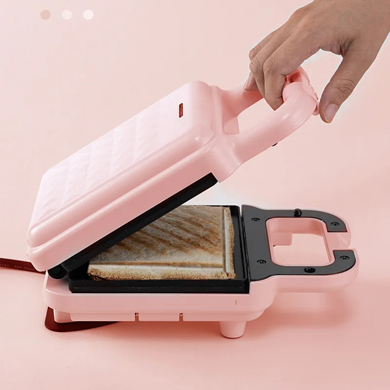 Mini Multi-function Breakfast Machine Double Side Non-stick Baking Electric Grill Sandwich Maker 3 In 1 Waffle Maker